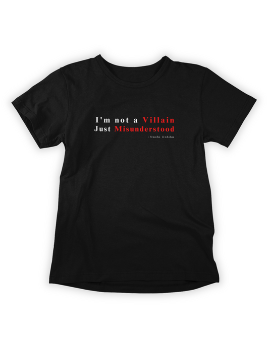 Itachi Uchiha Misunderstood Villain T-shirt