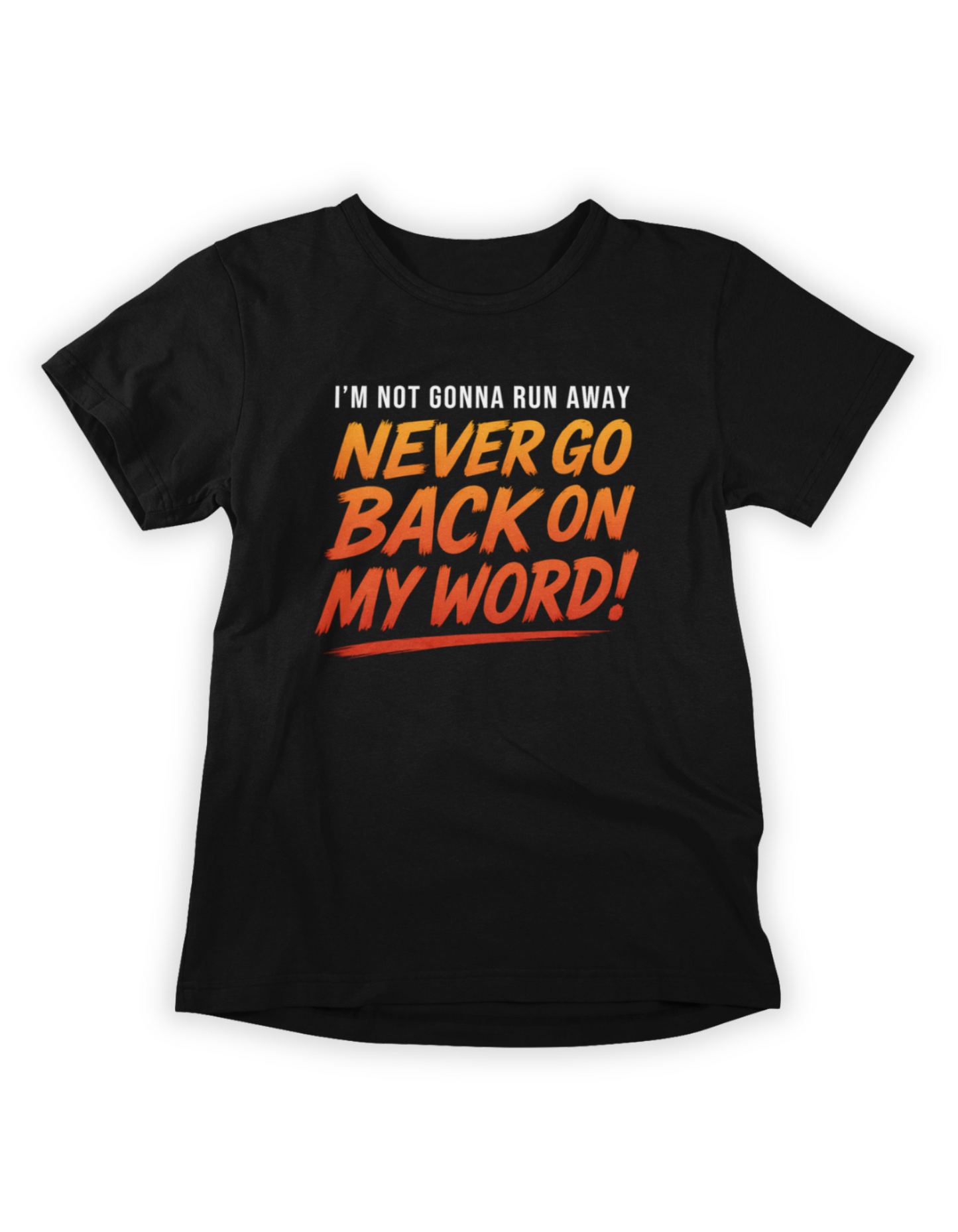Never Go Back On My Word – Naruto Inspired T-Shirt